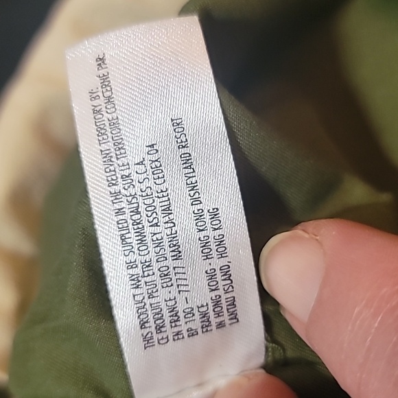 EUC Vintage Disney Park Exclusive Animal Kingdom Canvas Cinch Backpack (4/1998) - Picture 6 of 8